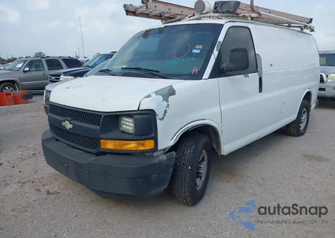 2011 Chevrolet Express 2500 Work Van from USA, damaged, VIN 1GCWGFCA1B1109920